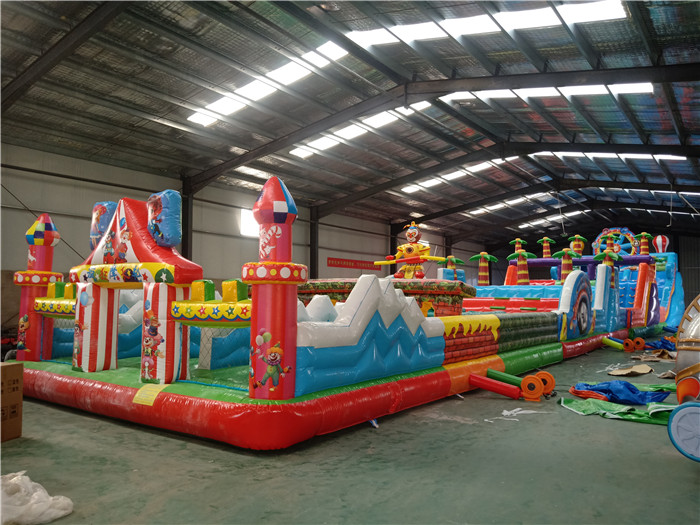 77_氣模玩具,智勇大沖關,大型陸地充氣城堡_