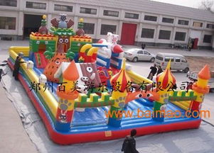 卡通小屋大型充氣城堡與兒童滑梯城堡 價格、生產廠家及選購指南